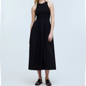 Madewell The Melody Smocked Midi Dress (Medium) NWT